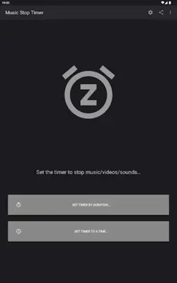 Music Stop Timer (Sleep Timer) android App screenshot 1