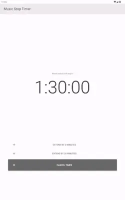 Music Stop Timer (Sleep Timer) android App screenshot 4